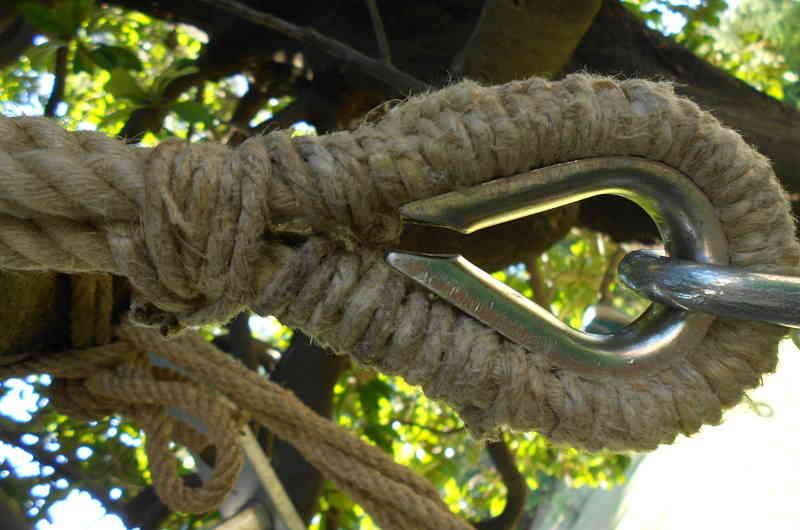 Gardening - rope end finishing